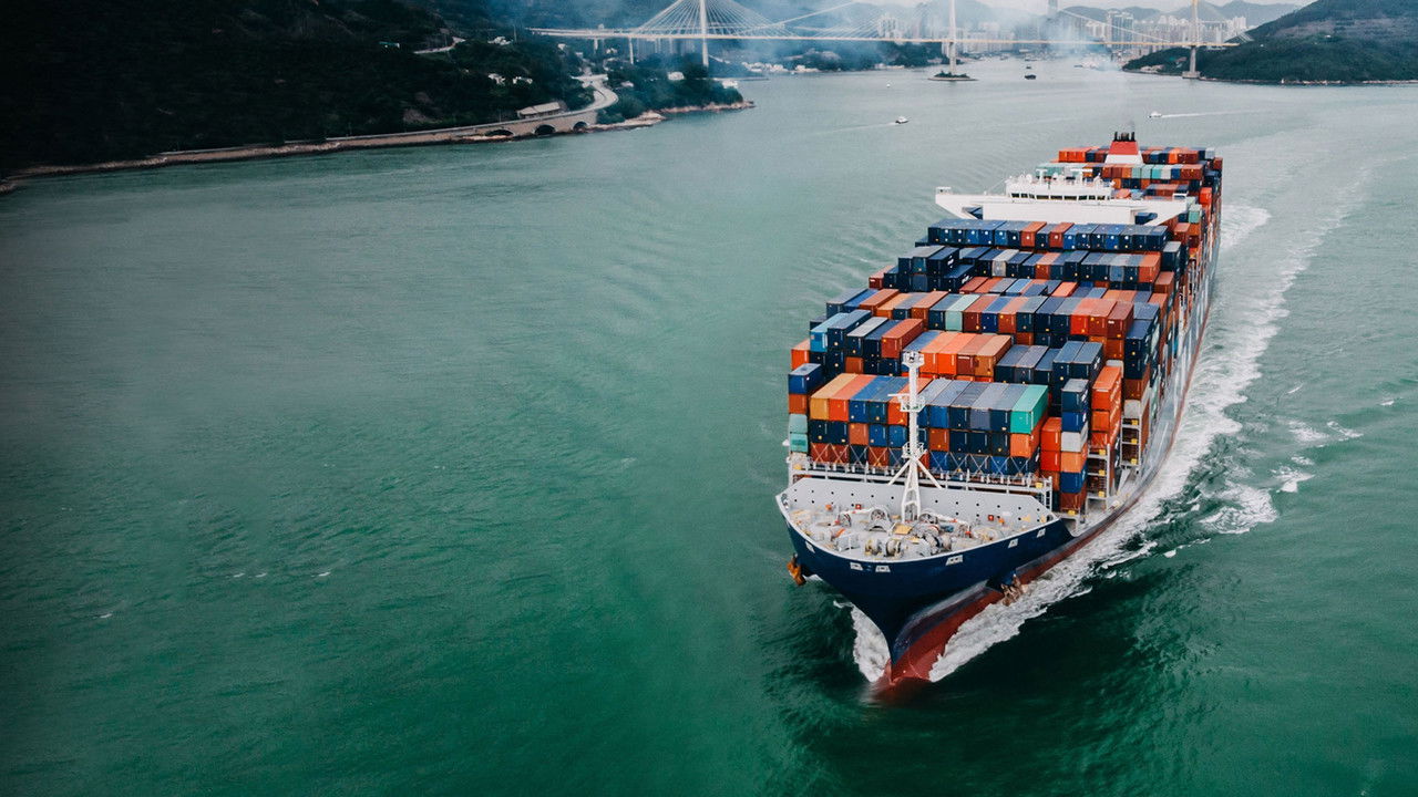 Shipping the World backdrop