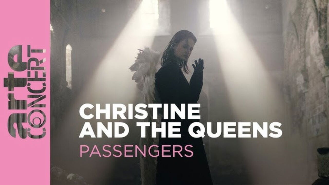 Christine and the Queens @ Passengers: Saint Peter's church Thaon backdrop