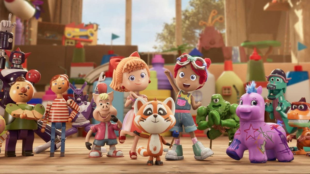 Herrie op zolder backdrop