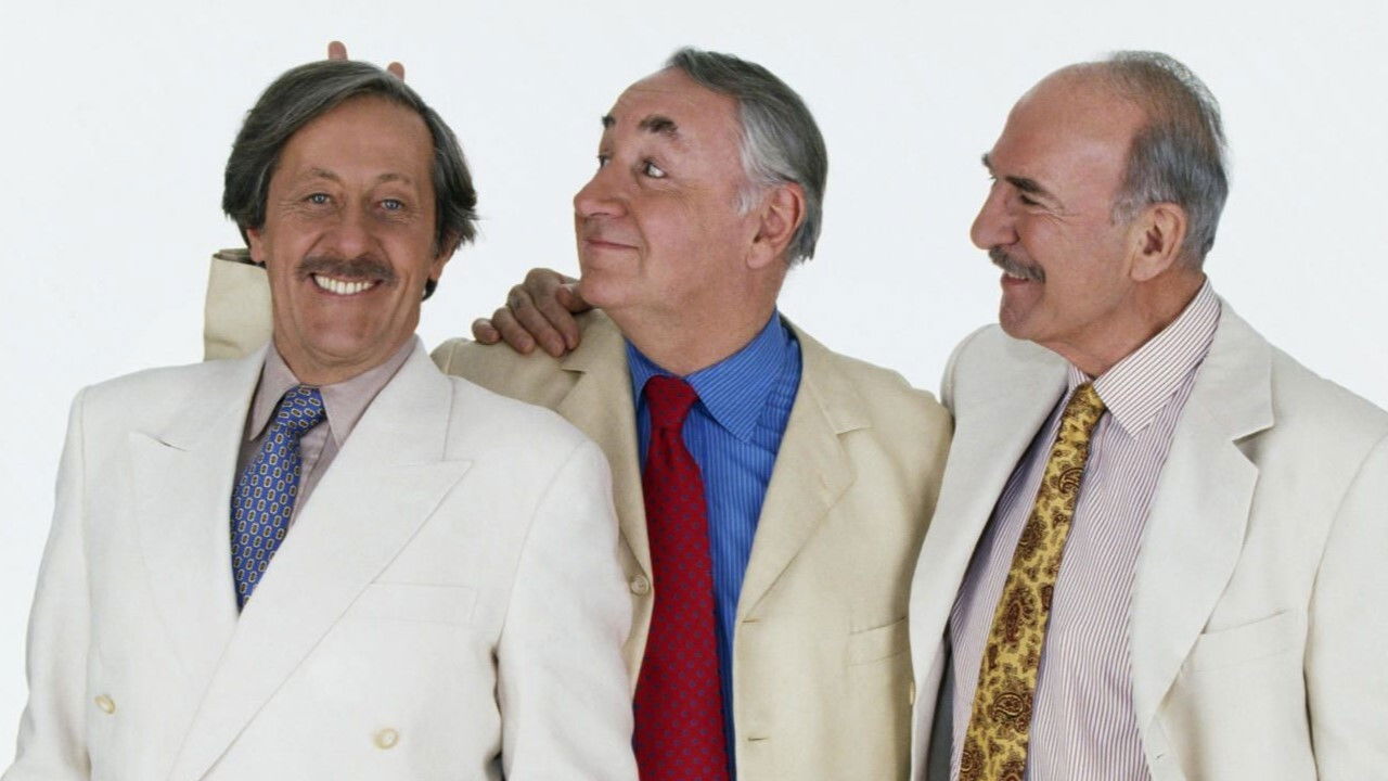 Rochefort, Marielle, Noiret: Les copains d'abord backdrop