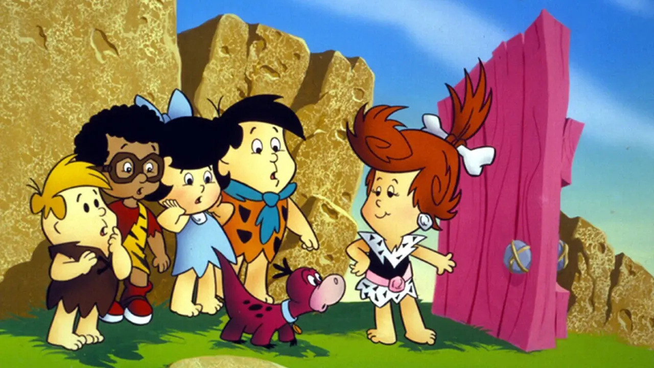 The Flintstone Kids backdrop
