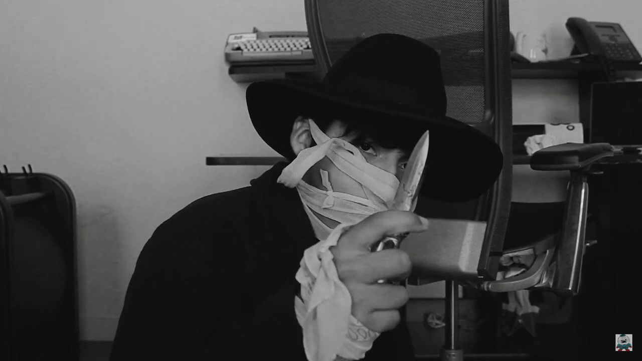 Bandaged Man backdrop