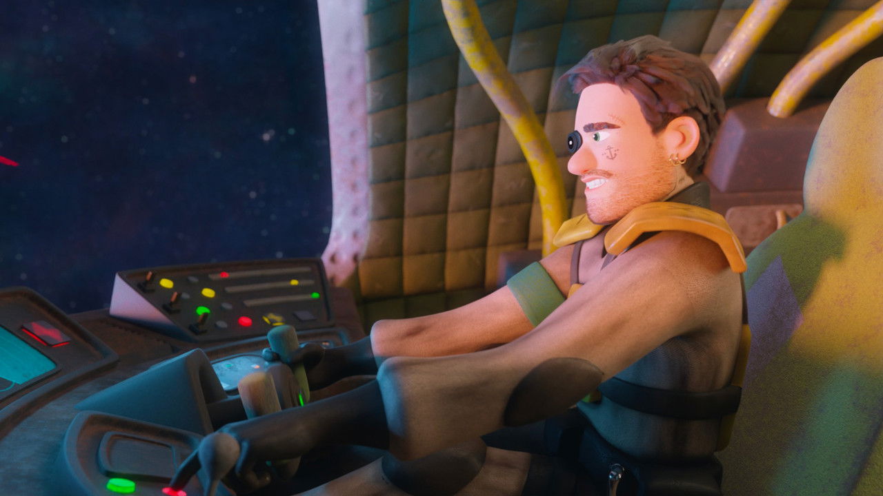 Keo and the stardust backdrop