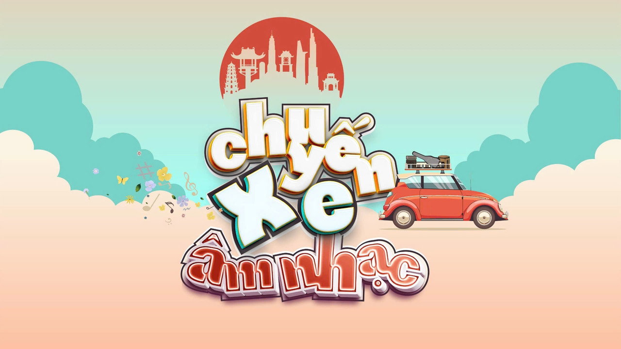 Chuyến xe âm nhạc xanh backdrop