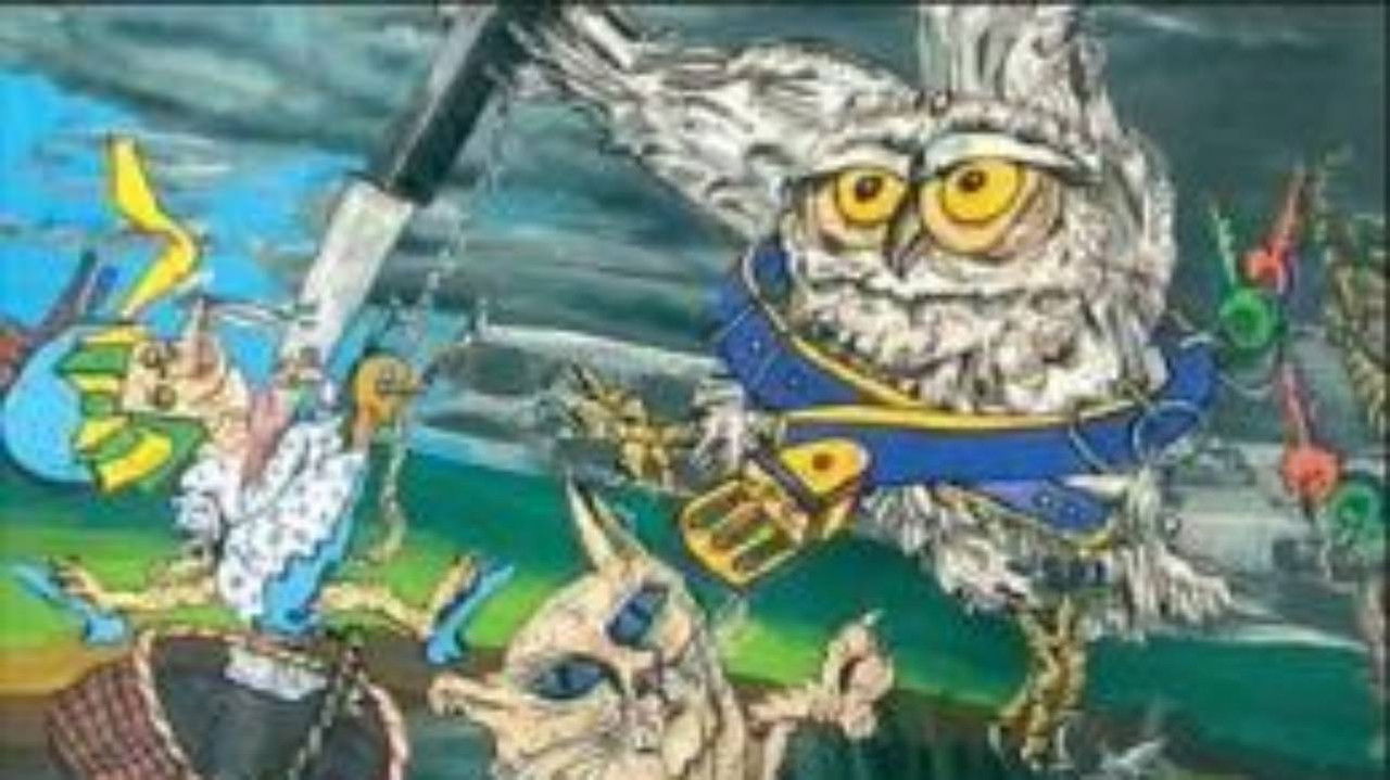 Almost a Vampire and a Little Girl backdrop