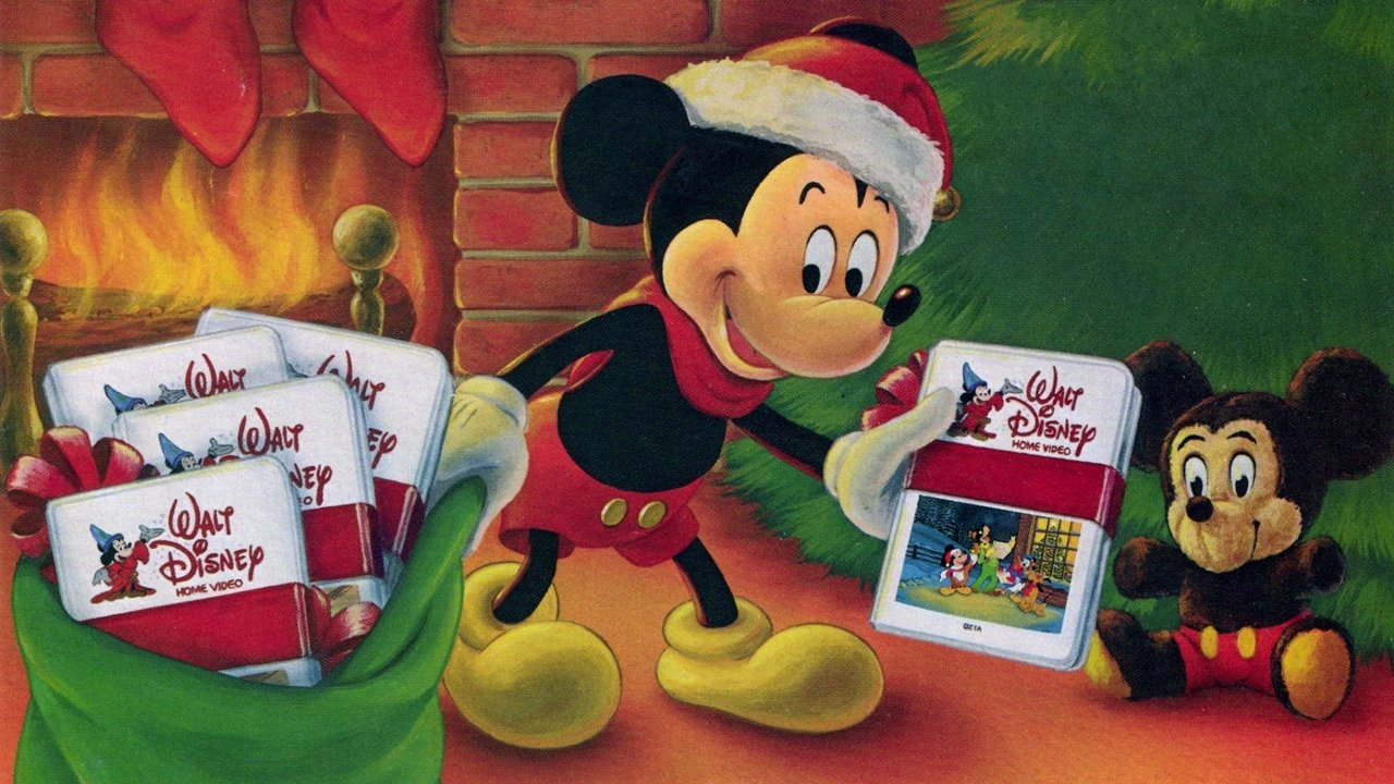A Walt Disney Christmas backdrop