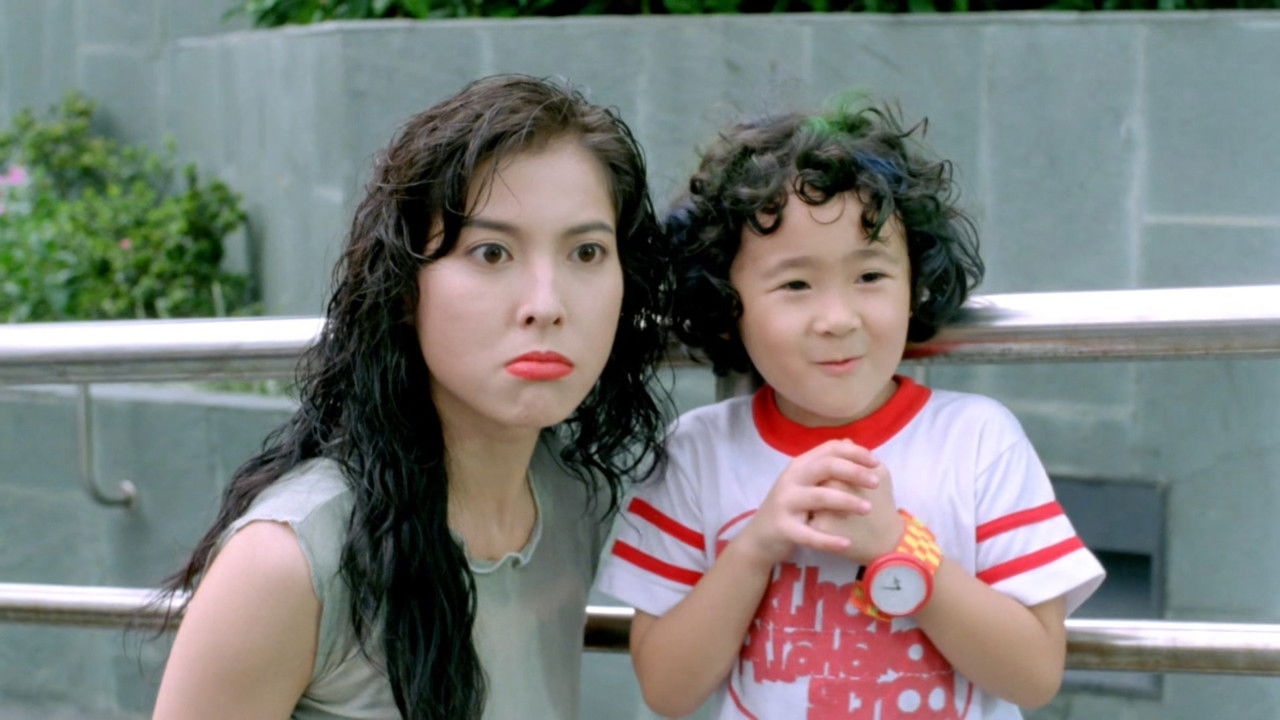 The Shaolin Kids in Hong Kong backdrop