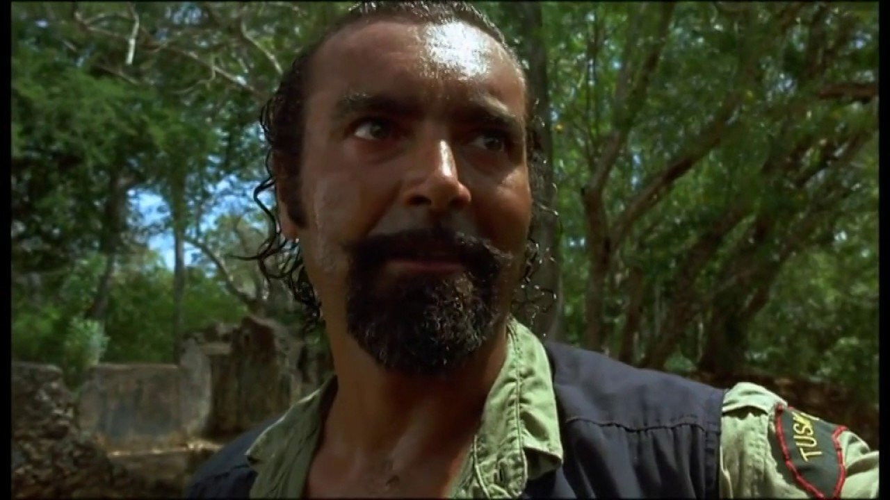 On the Dark Continent backdrop