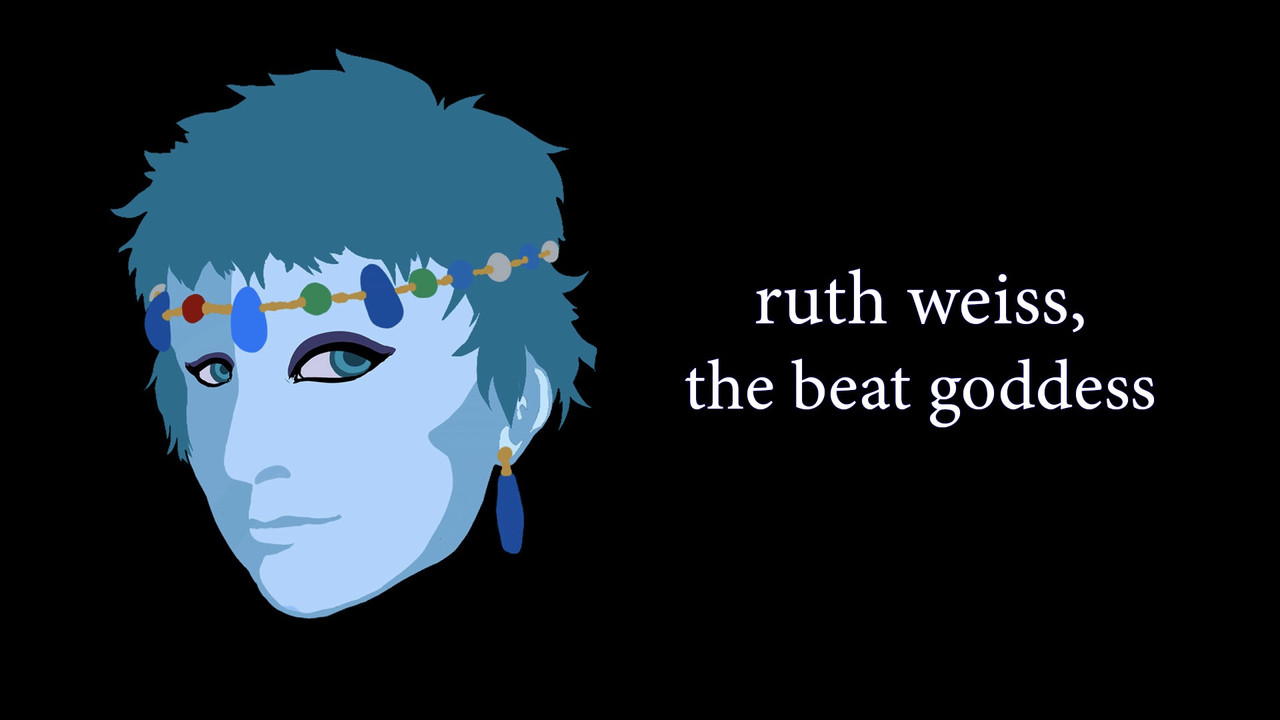 ruth weiss, the beat goddess backdrop
