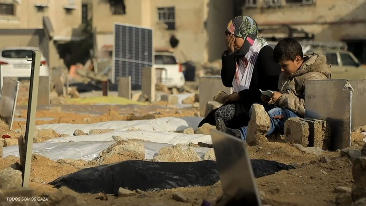 Todos somos Gaza backdrop