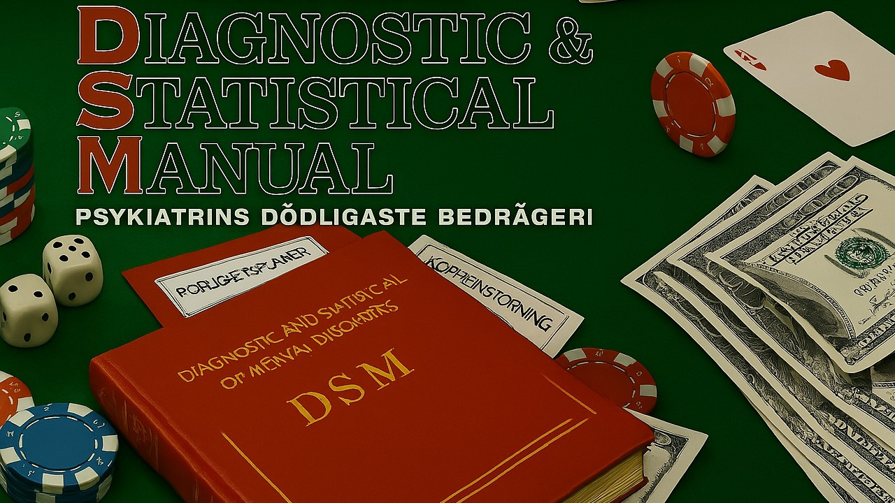Diagnostic & Statistical Manual: Psychiatry's Deadliest Scam backdrop