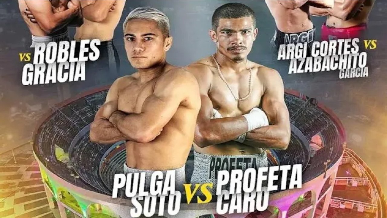 Elwin Soto vs. Moises Caro backdrop