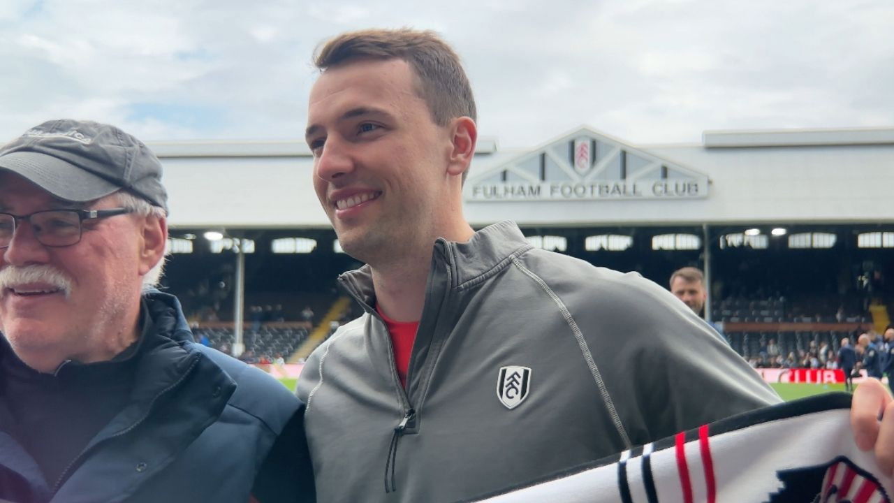 The Father, the Son, and the Fulham backdrop