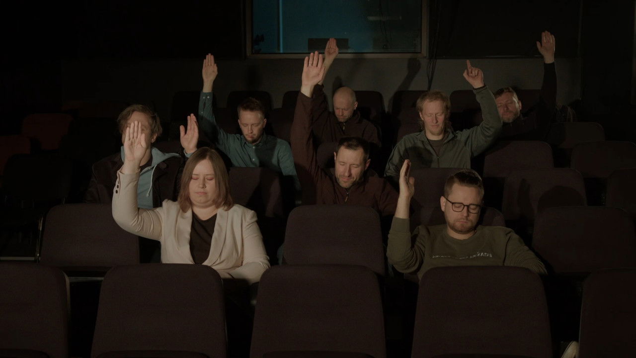 A Sea of Hands backdrop