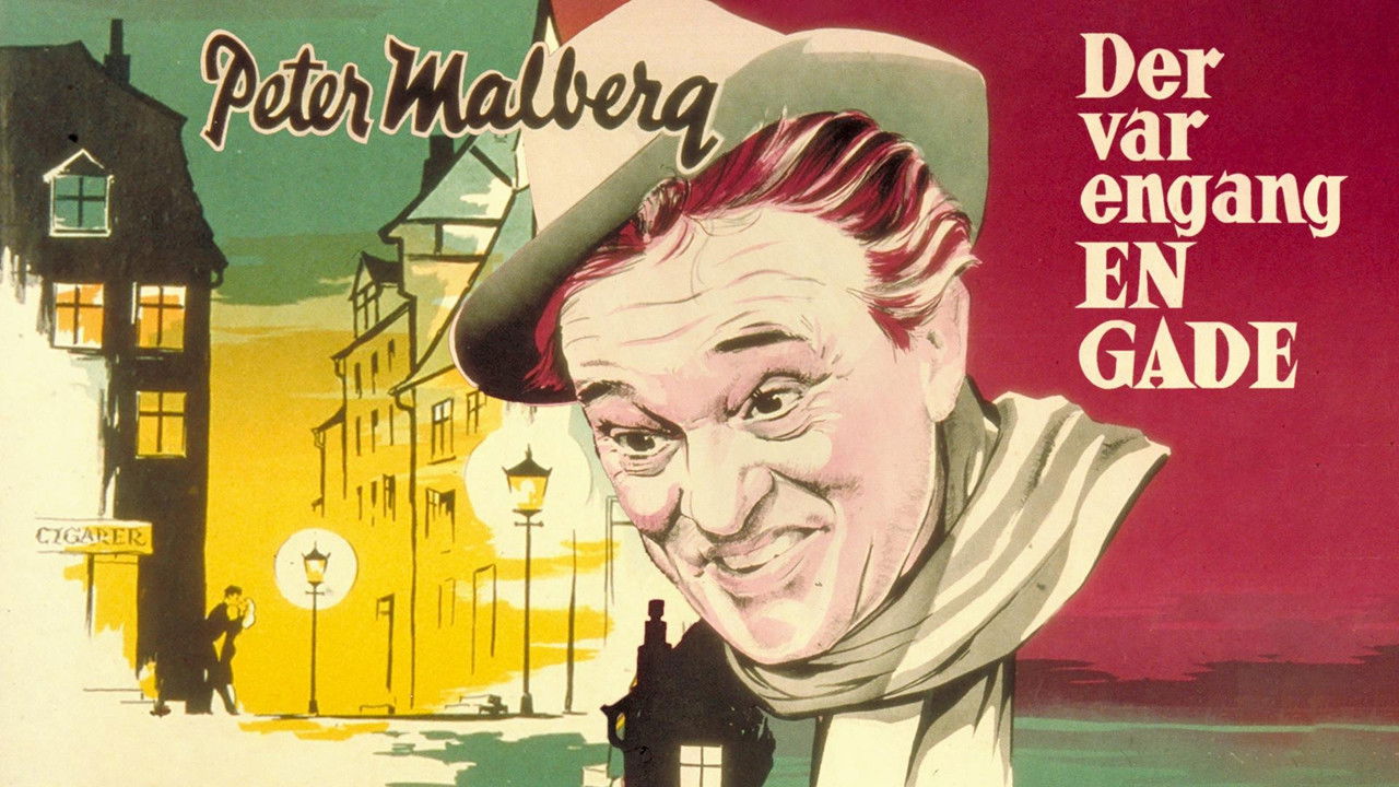 Der var engang en gade backdrop