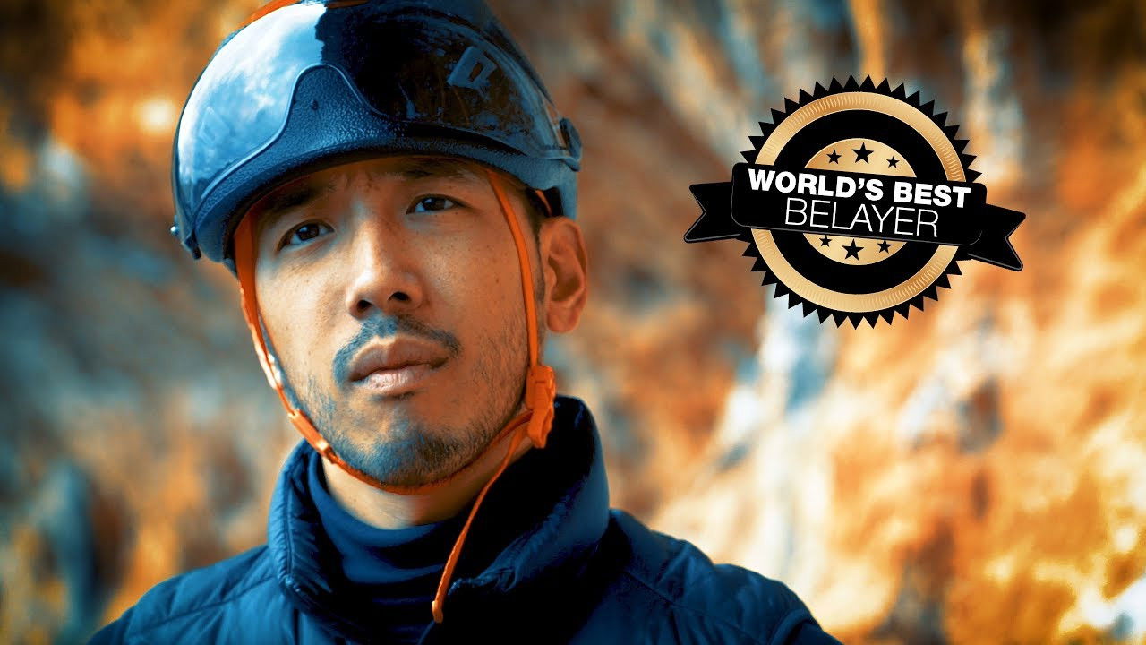 The World’s Best Belayer backdrop