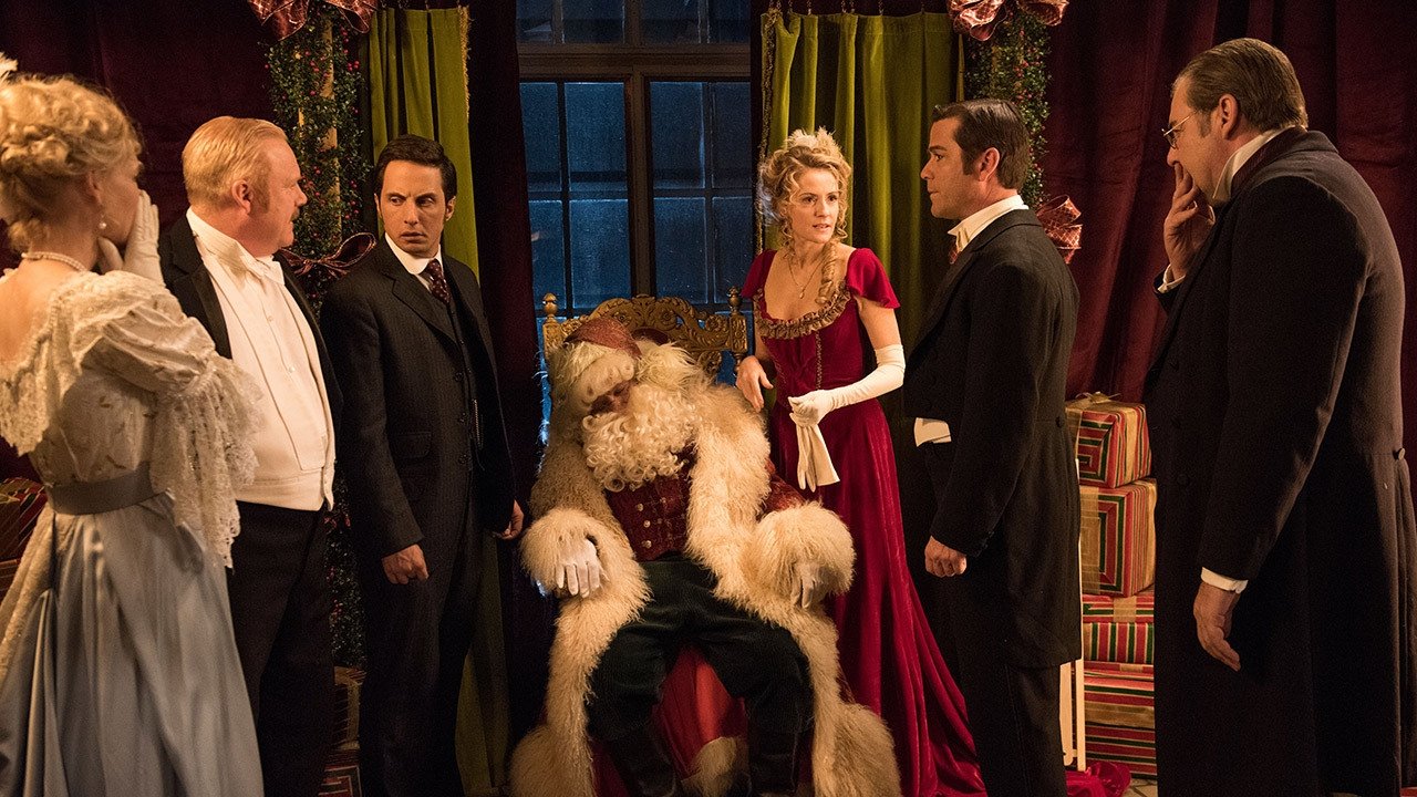 A Merry Murdoch Christmas backdrop