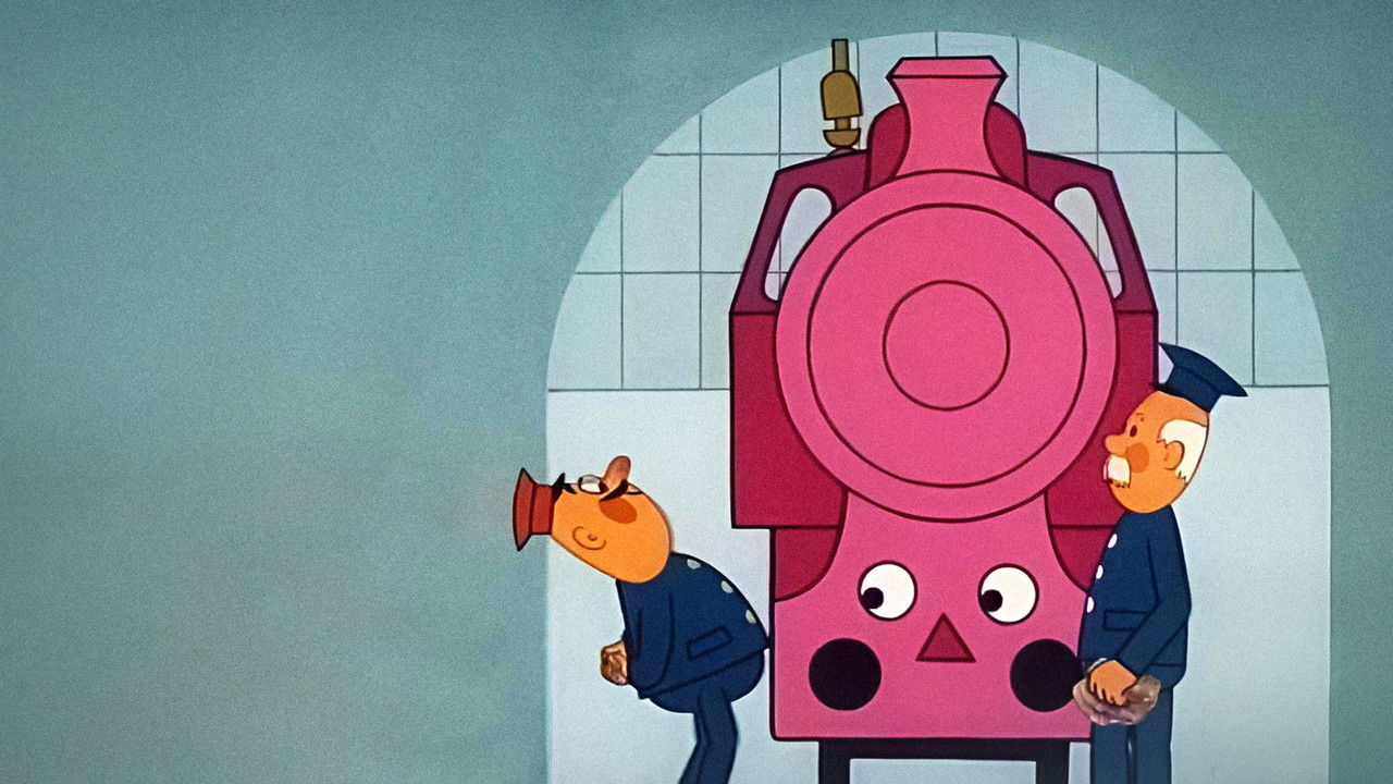 Pohádky o mašinkách backdrop