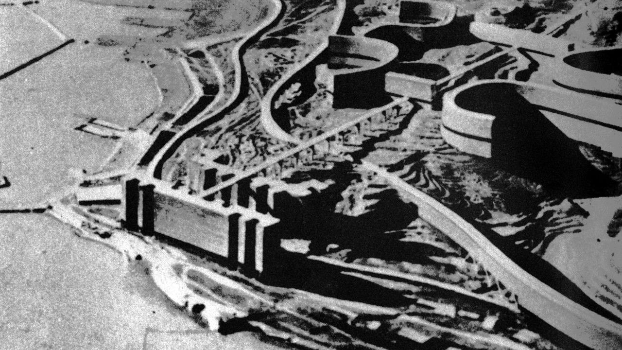 Le Corbusier backdrop