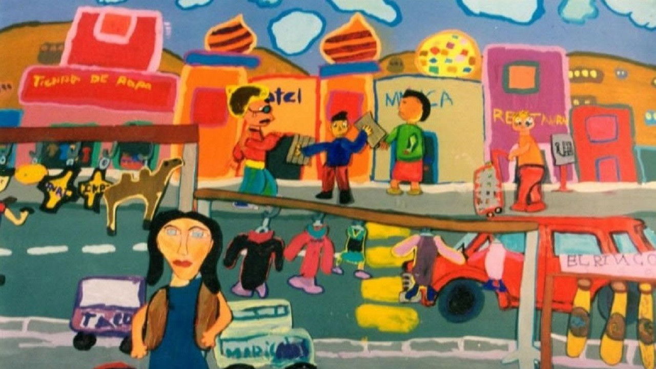 A Jump from Here to There backdrop