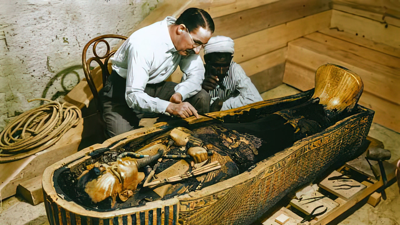 The Race for Ancient Egypt in Colour backdrop