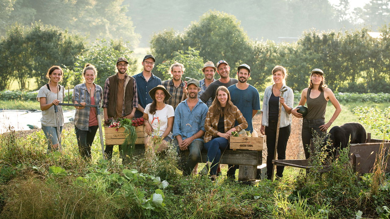 Les fermiers backdrop
