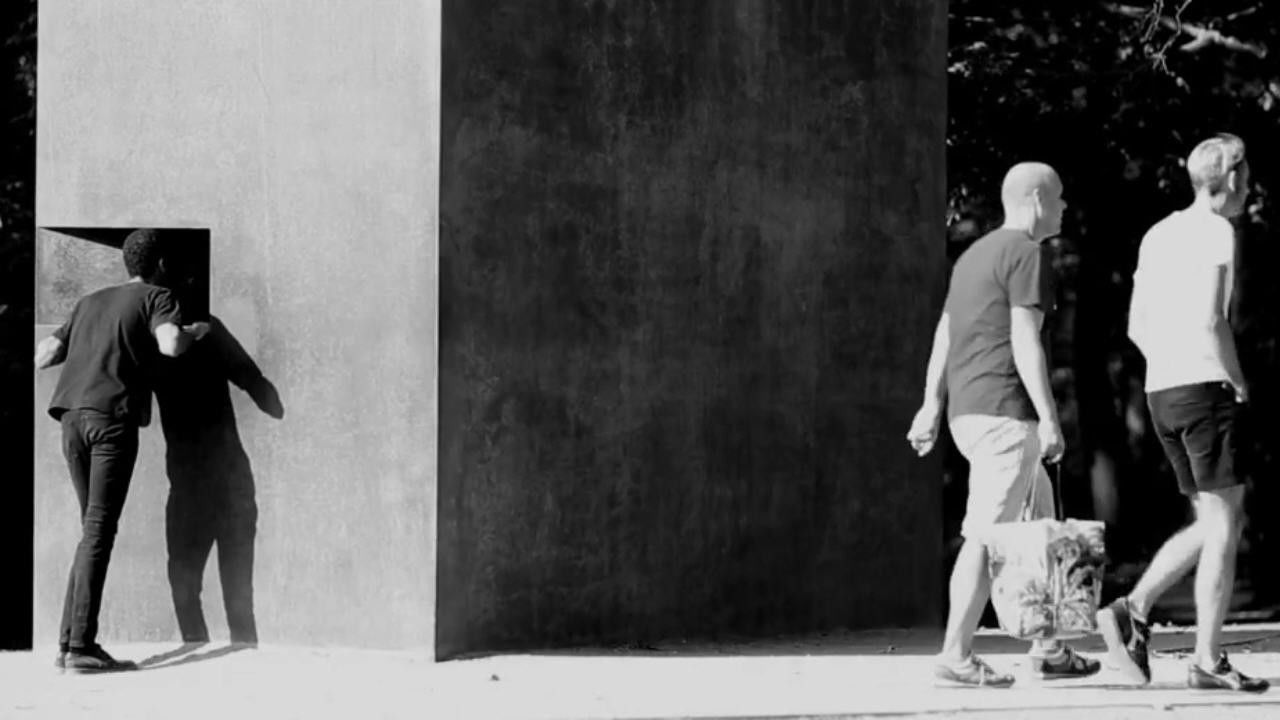 The World Is Round So That Nobody Can Hide In The Corners: Part II — The Kiss backdrop