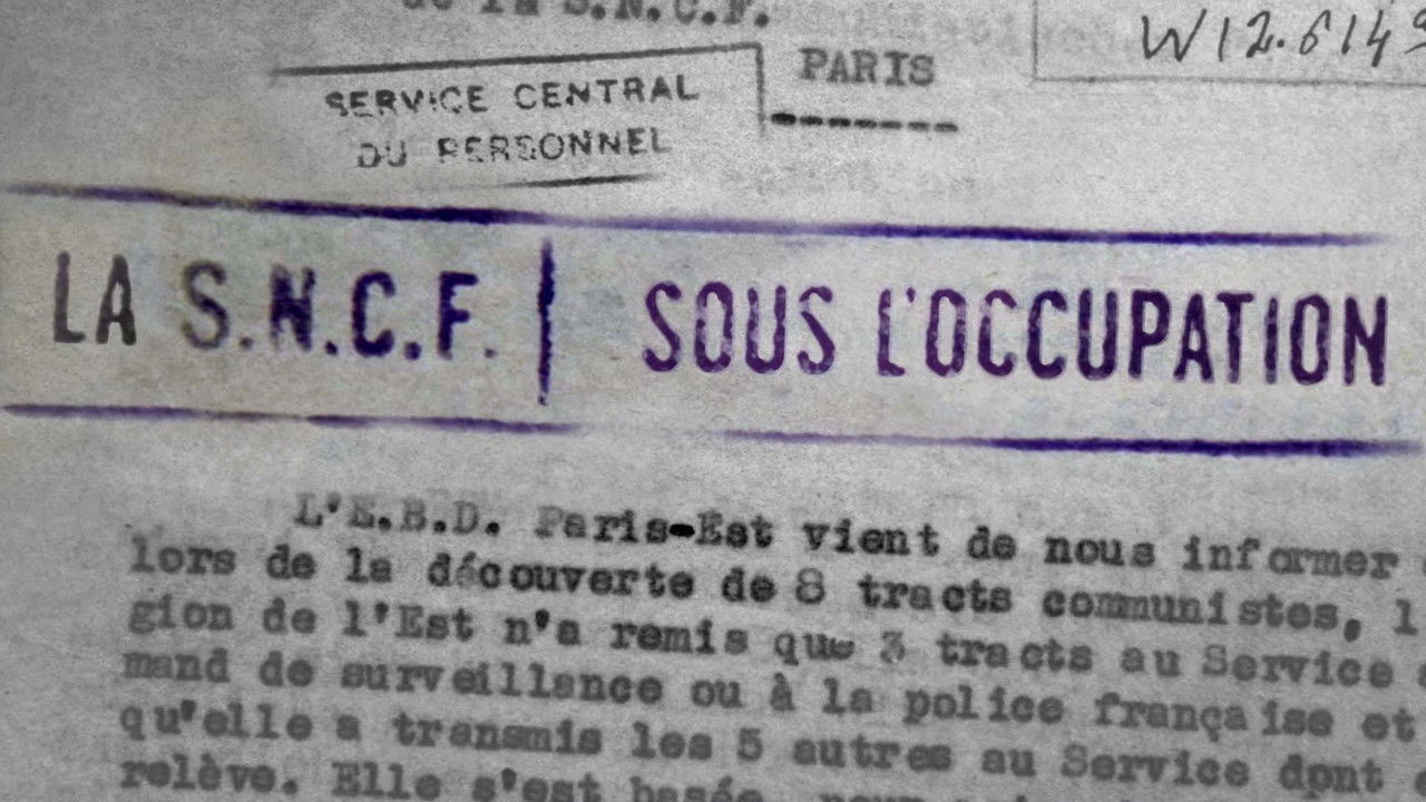 La SNCF sous l'Occupation backdrop