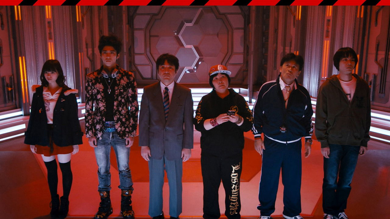 Businessmen vs. Aliens backdrop