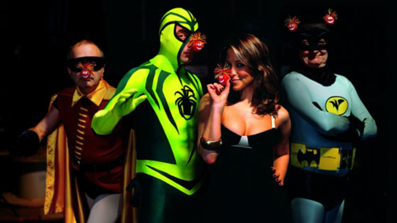 Spider-Plant Man backdrop