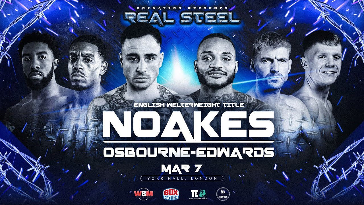 Sean Noakes vs. Jermaine Osbourne-Edwards backdrop