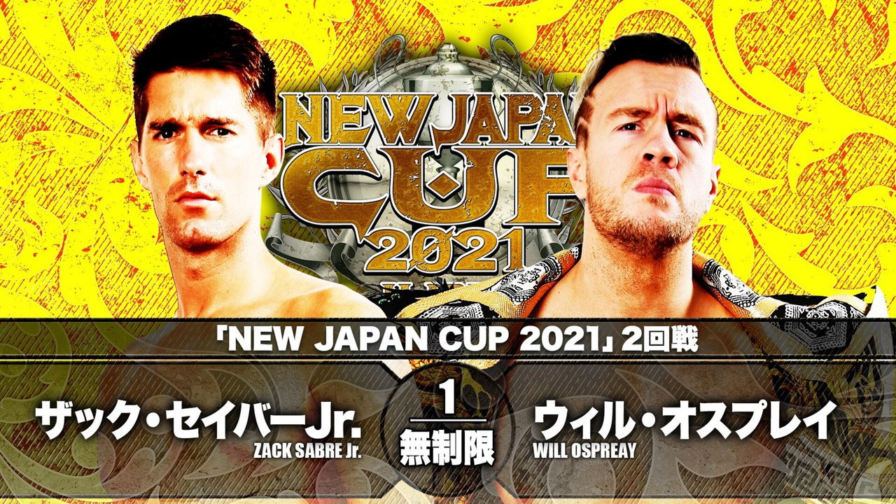 NJPW New Japan Cup 2021 - Day 8 backdrop