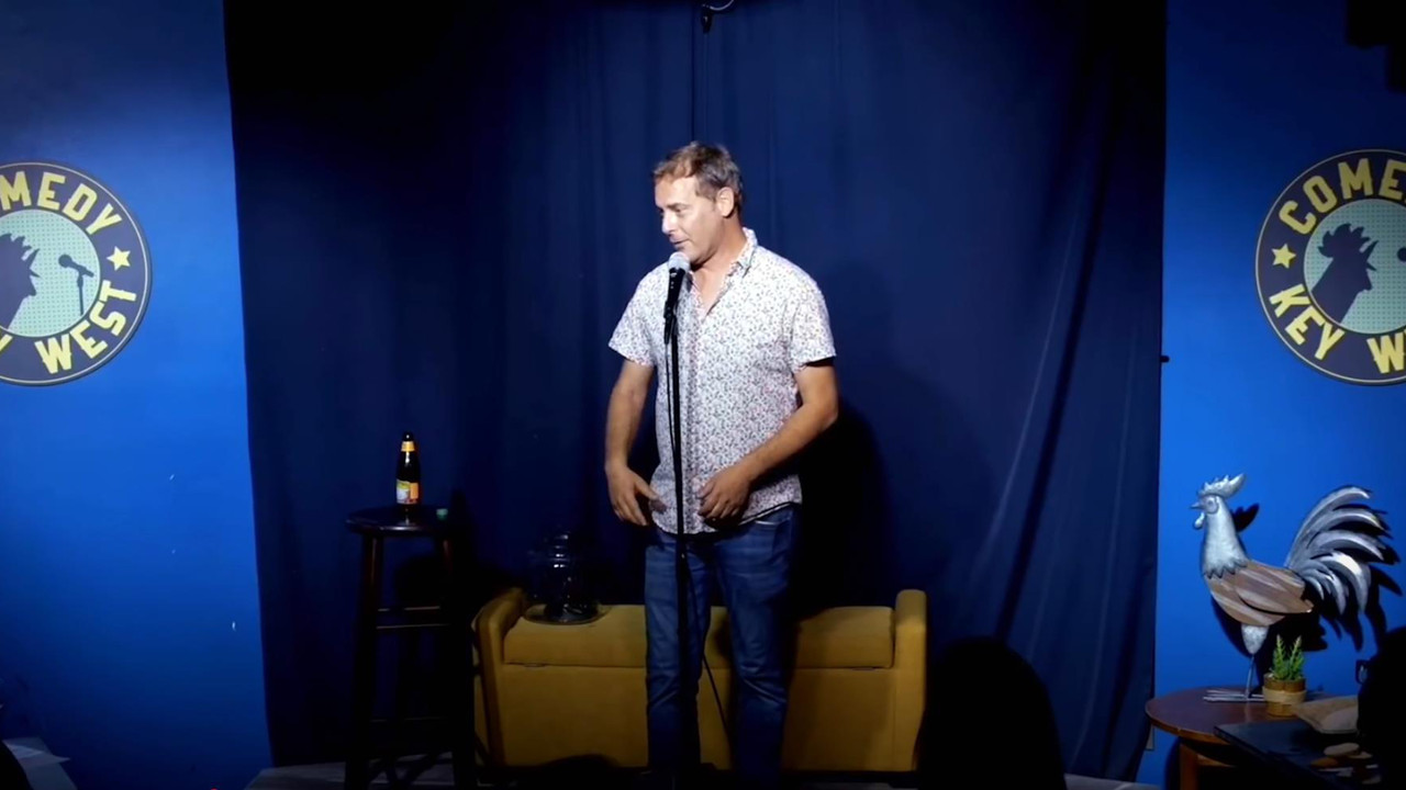 Tom Dustin: Portrait of a Comedian backdrop