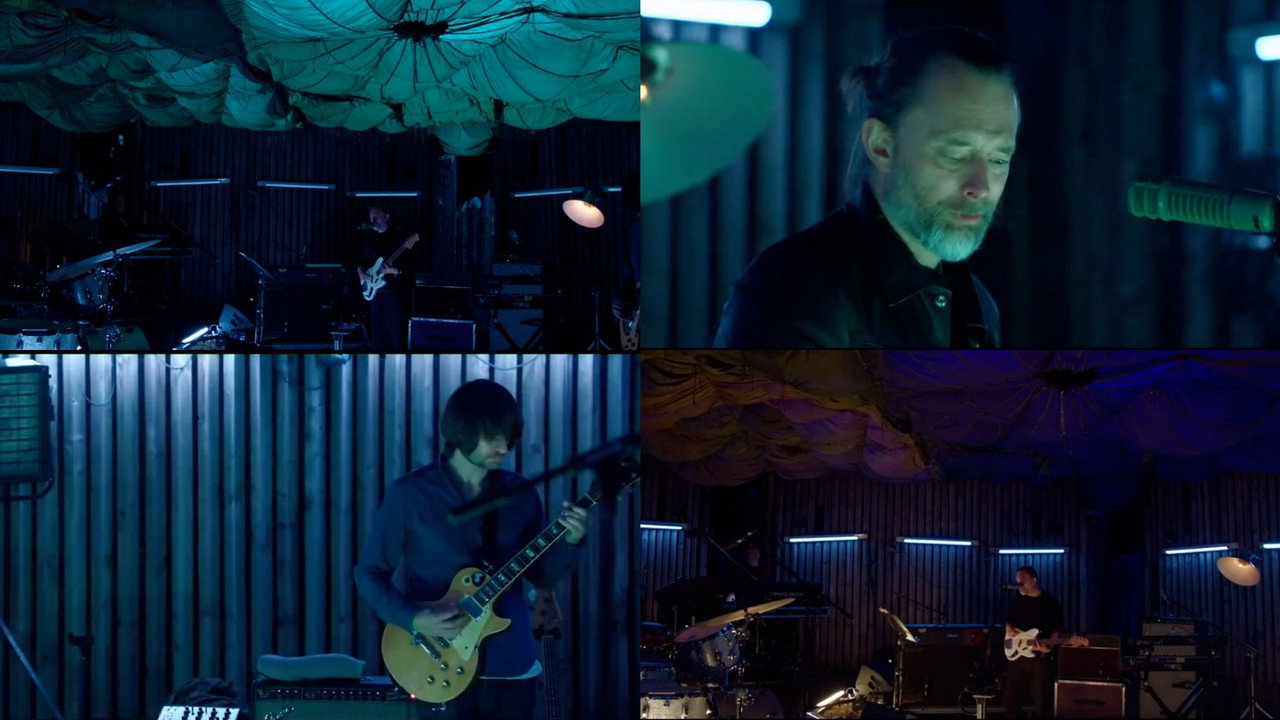 The Smile: Glastonbury 2021 backdrop