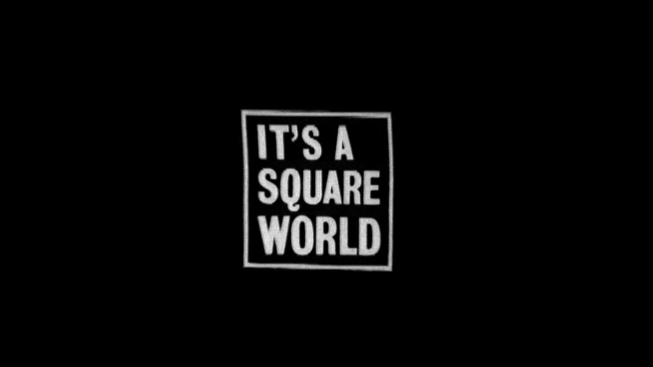 It's a Square World backdrop
