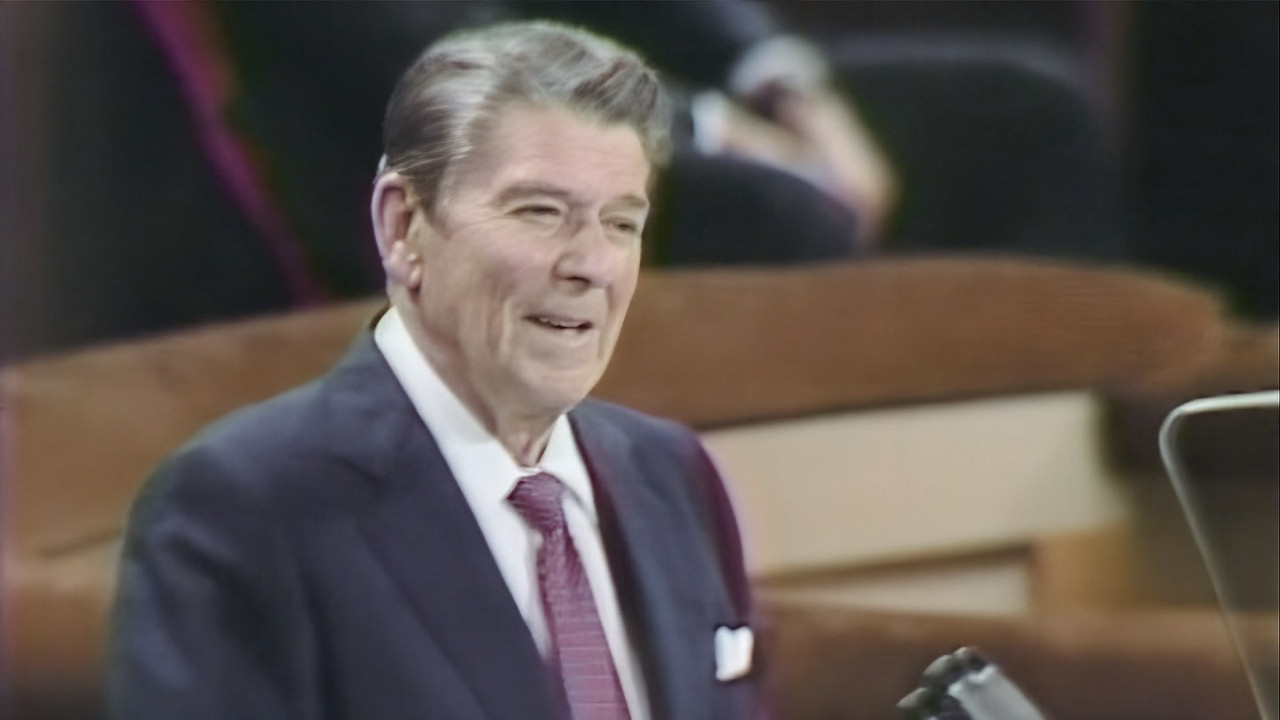 Reagan: Portrait of a Presidency backdrop