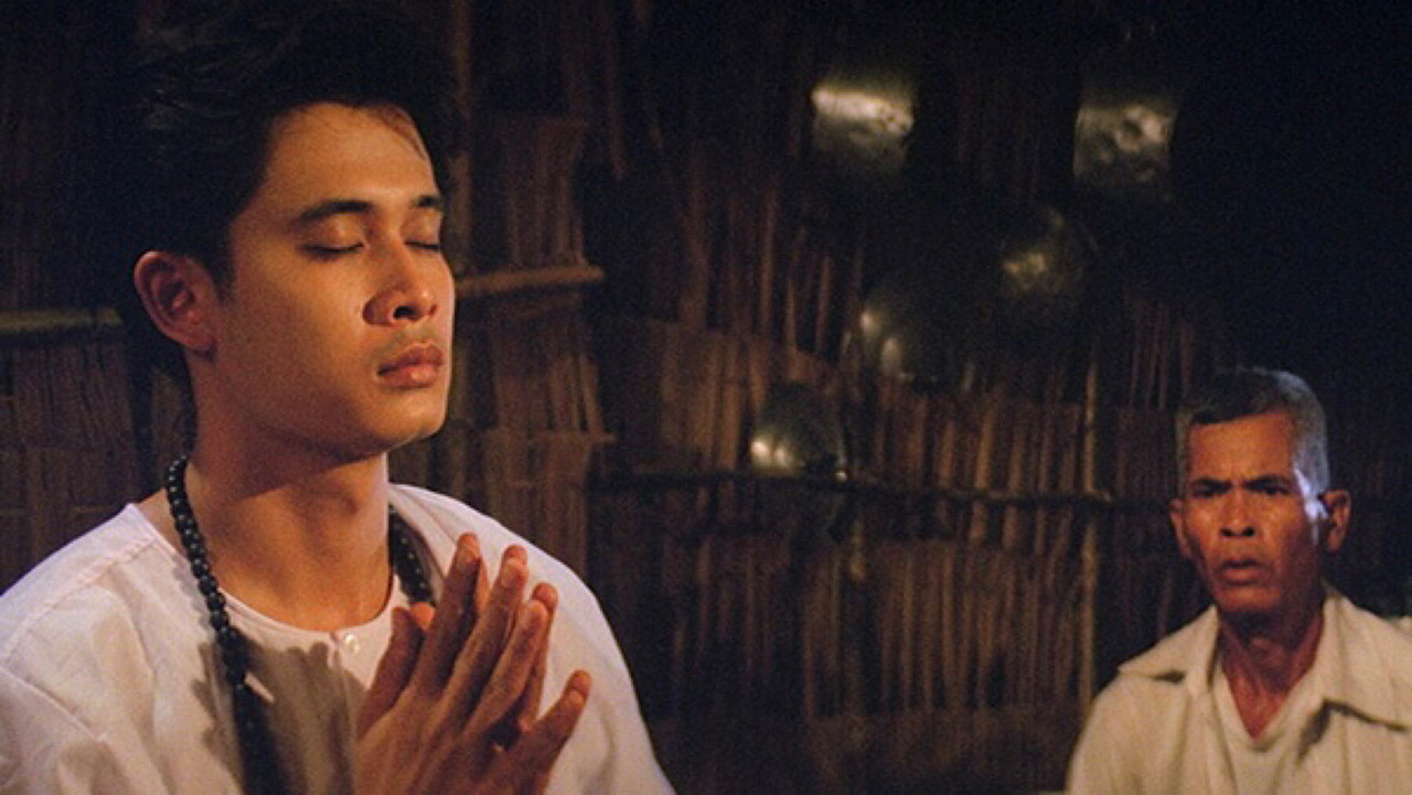 Silhouette of God backdrop