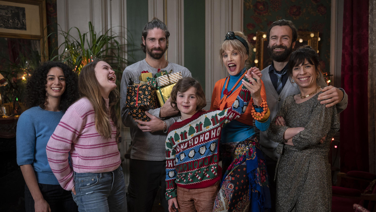 Le Livreur de Noël backdrop