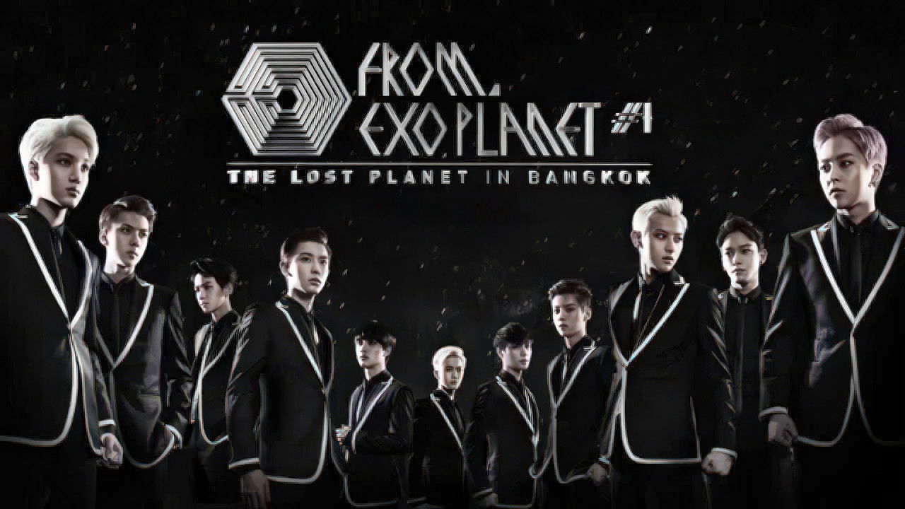 EXO FROM. EXO PLANET #1 - THE LOST PLANET in JAPAN backdrop