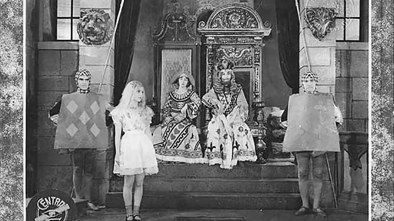 Alice in Wonderland backdrop