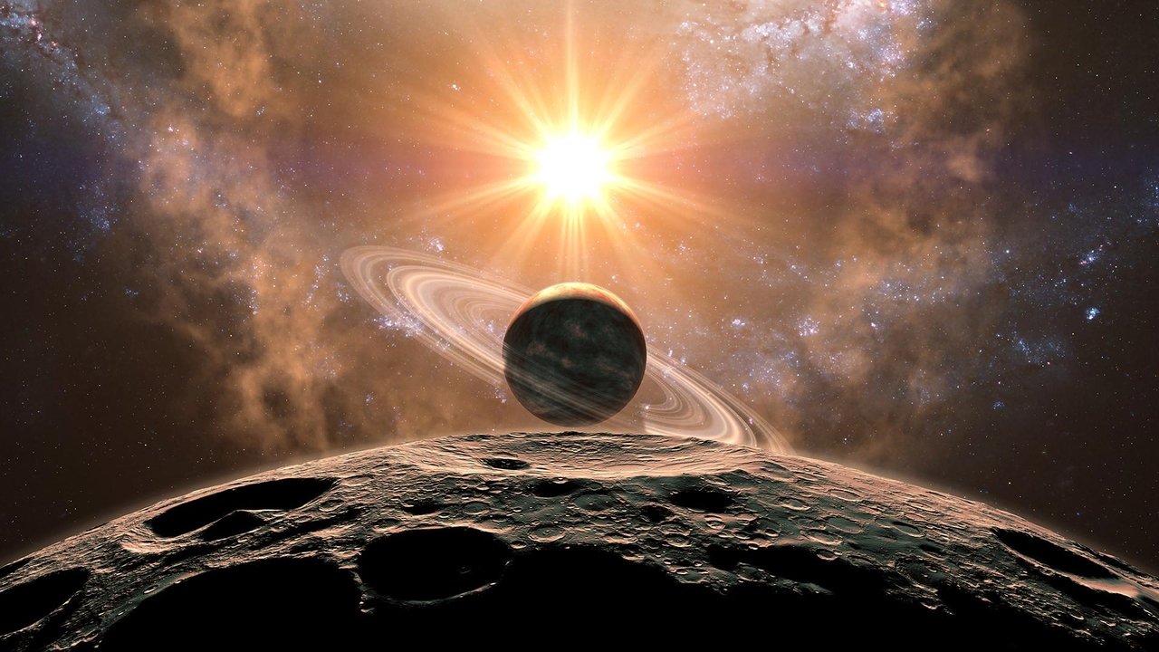 Birth of the Solar System backdrop