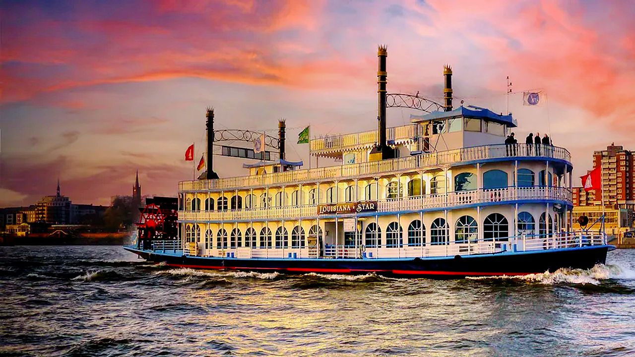 Legendäre Raddampfer backdrop