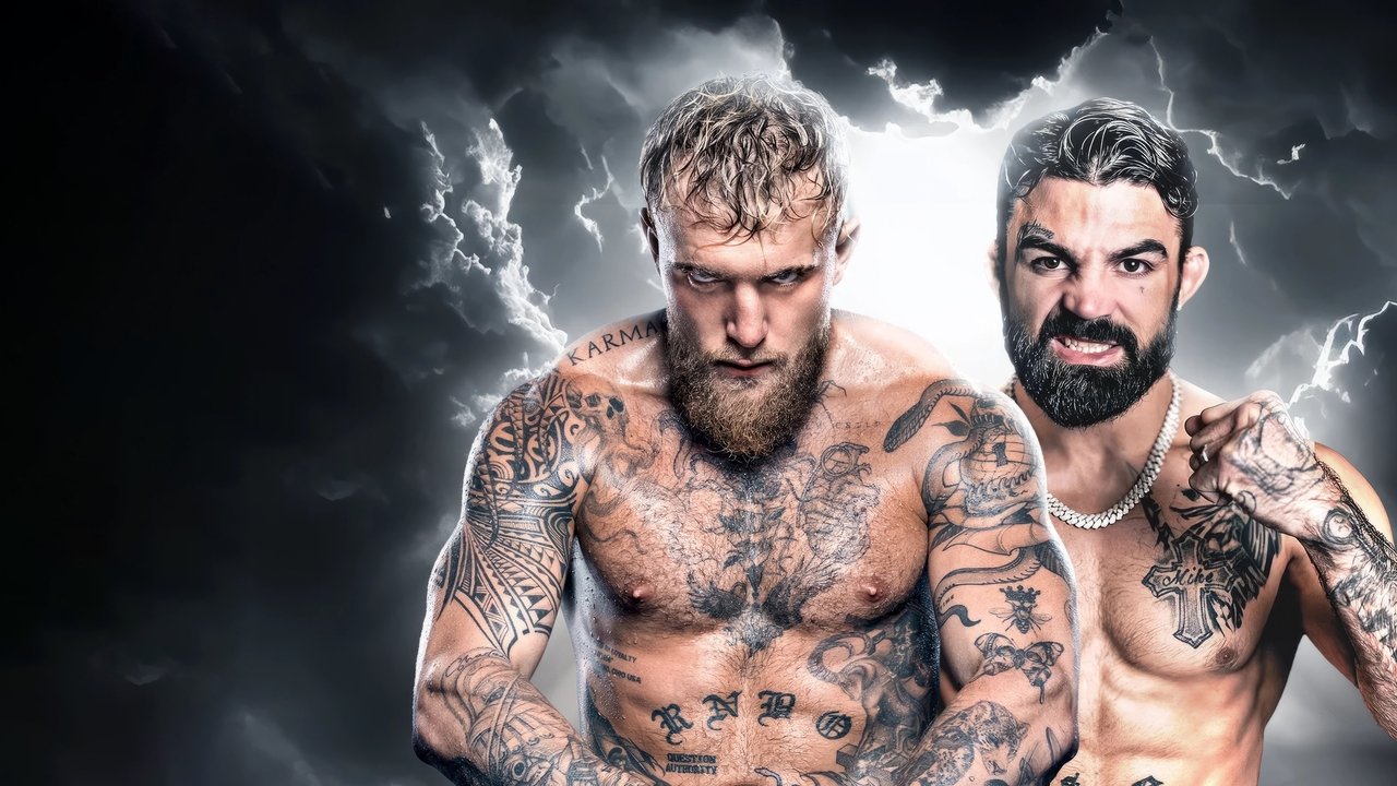 Jake Paul vs. Mike Perry backdrop