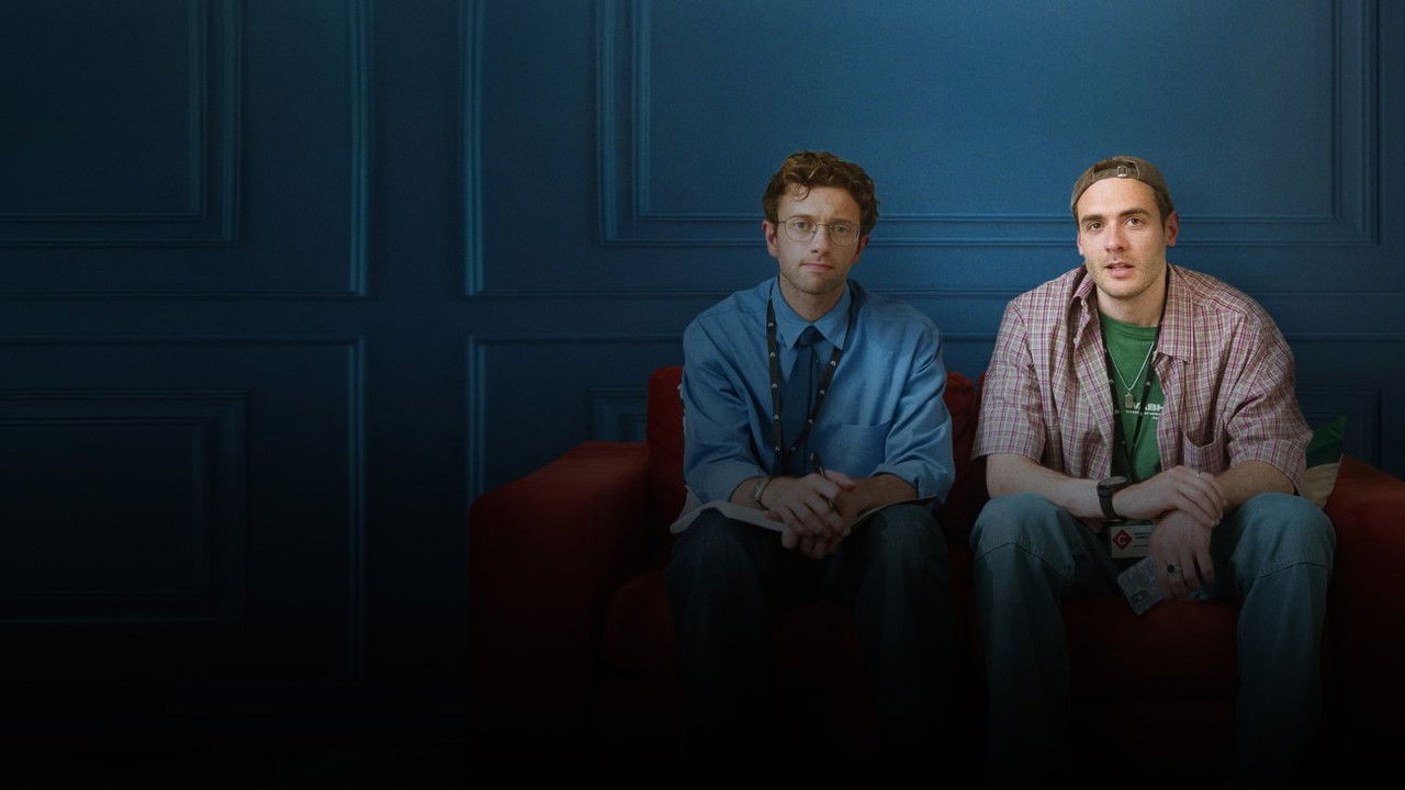 Jibé et Lucien en coulisses backdrop