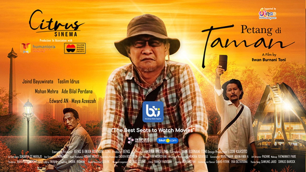 Petang di Taman backdrop