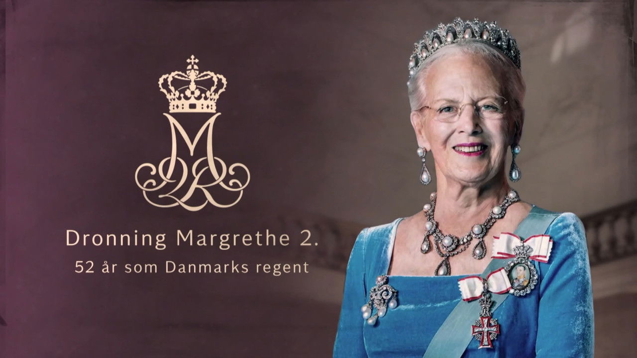 Dronning Margrethe 2. - 52 år som Danmarks regent backdrop