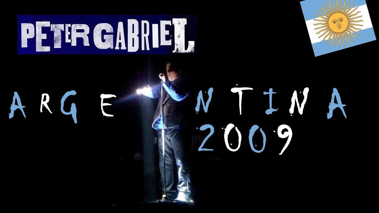 Peter Gabriel: Live in Velez Stadium Buenos Aires backdrop
