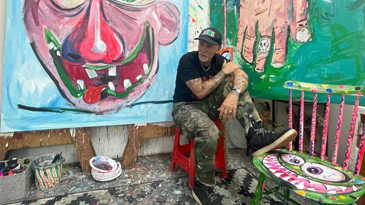 Scooter LaForge: A Life of Art backdrop