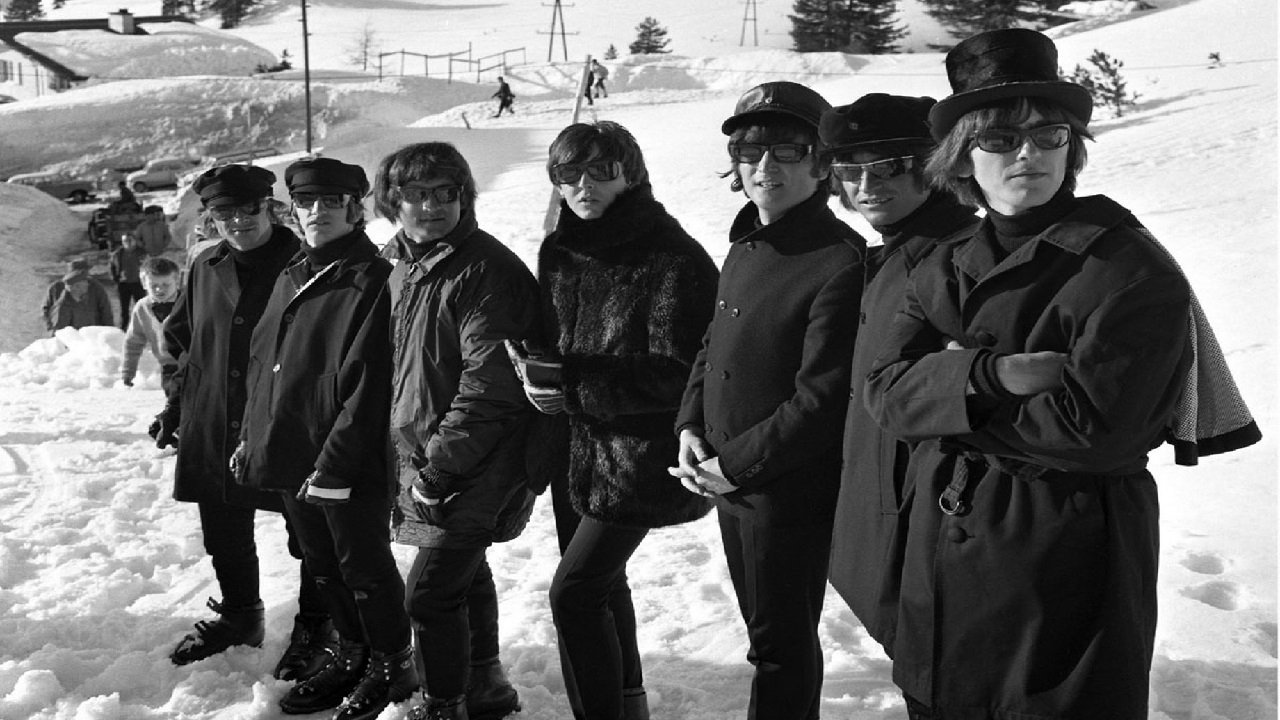 Rare and Unseen: The Beatles backdrop