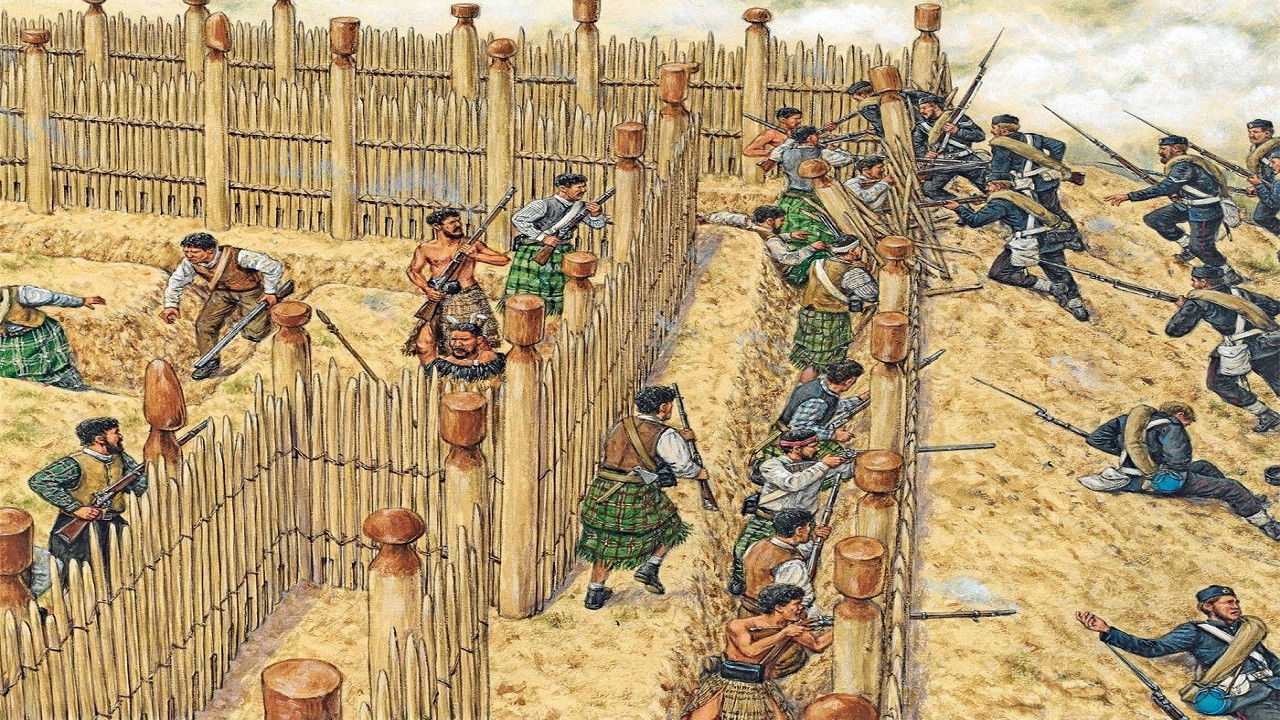 The New Zealand Wars backdrop